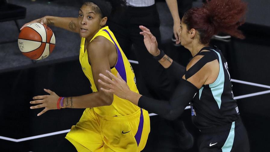 Candace Parker y sus Sparks vencieron a Wings 91-83