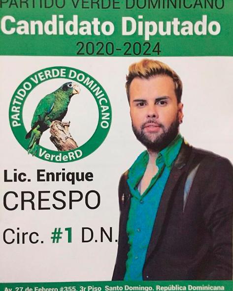 Partido Verde presenta a Enrique Crespo “El Cirquero” como candidato a diputado