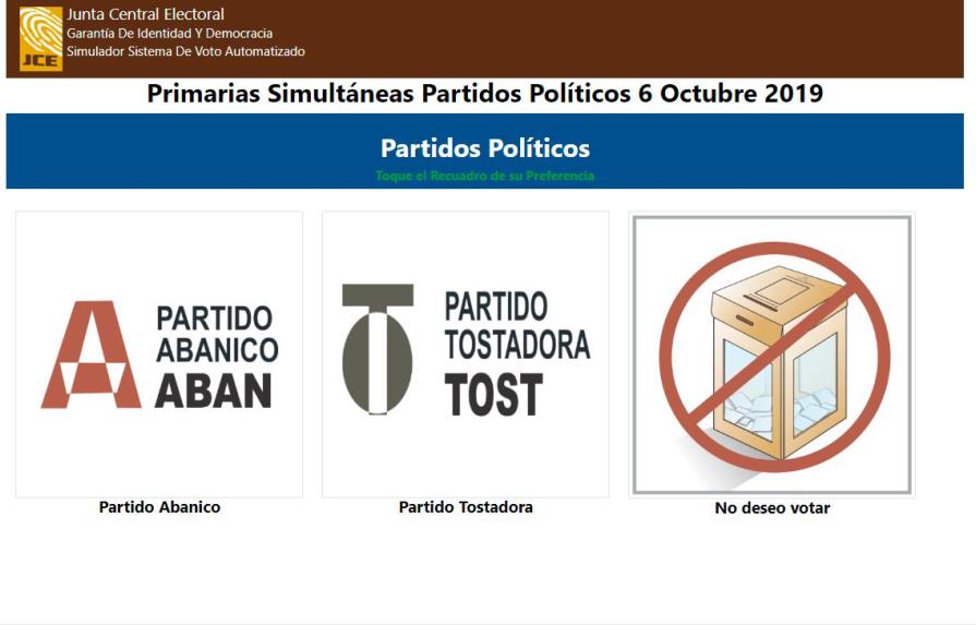 Junta Central Electoral desarrolla simulador de votación automatizada