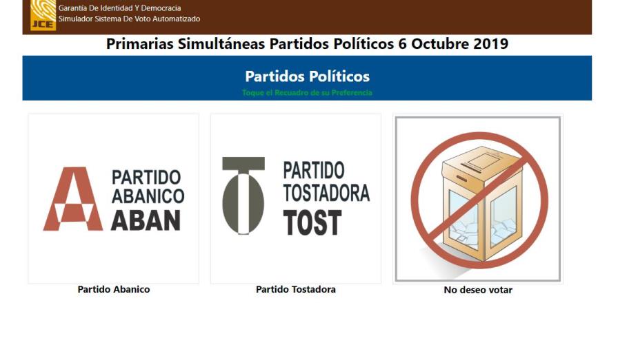 Junta Central Electoral desarrolla simulador de votación automatizada