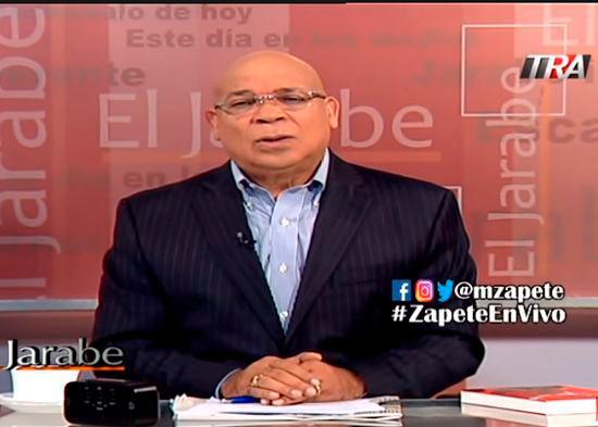 Marino Zapete anuncia salida del aire de su programa por supuestas “presiones”