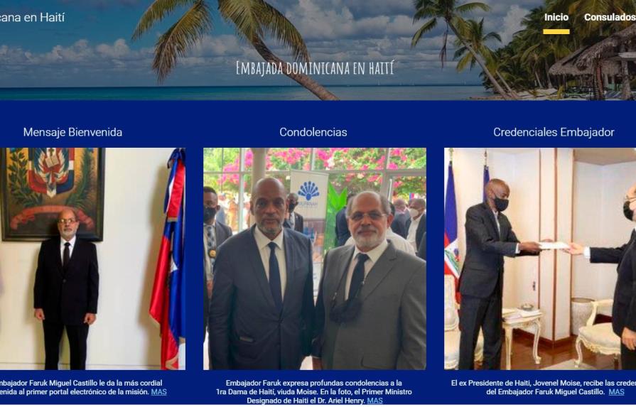 Embajada RD en Haití lanza su primer portal y redes sociales 