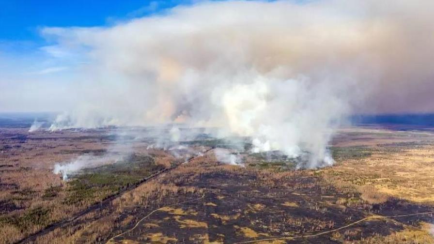 Incendio Chernóbil alcanza la ubicación de Prípiat en Ucrania