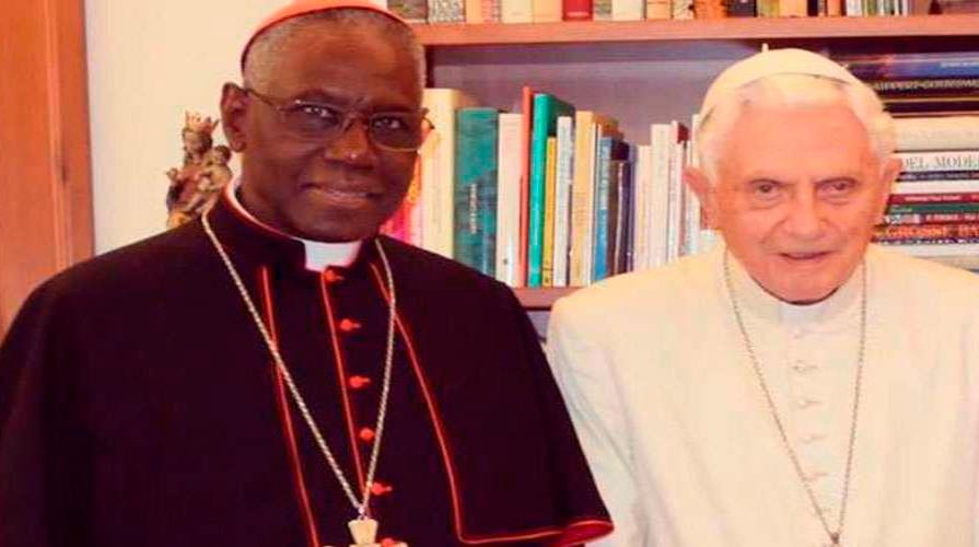 Sarah asegura que Benedicto XVI conocía el libro en defensa del celibato