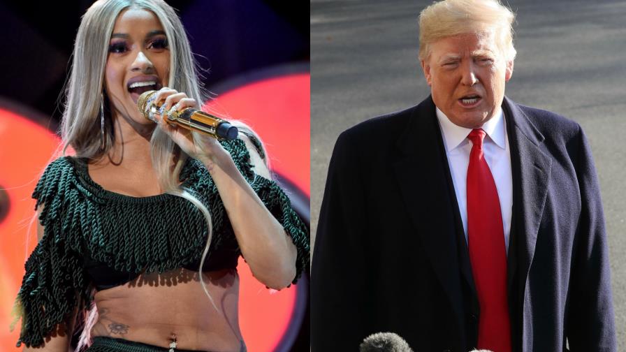 Cardi B critica intenciones de Trump de levantar un muro fronterizo 