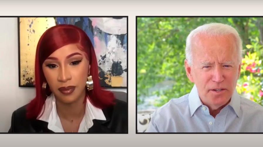 Cardi B conversa con Biden: Trump está jugando con la gente que lo apoyó