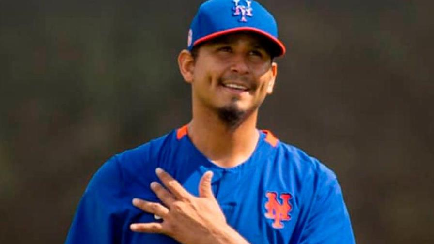 Mets: Carrasco sufre tirón muscular, se perdería inicio