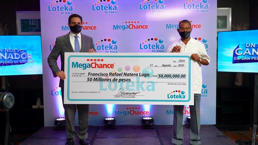 Mecánico retirado es el nuevo ganador de los 50 millones de Loteka