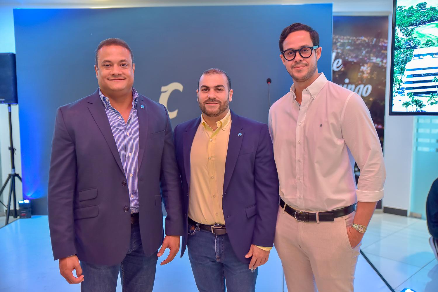 Carlos Pellerano, Paulino Capellán y Wilson Amparo.