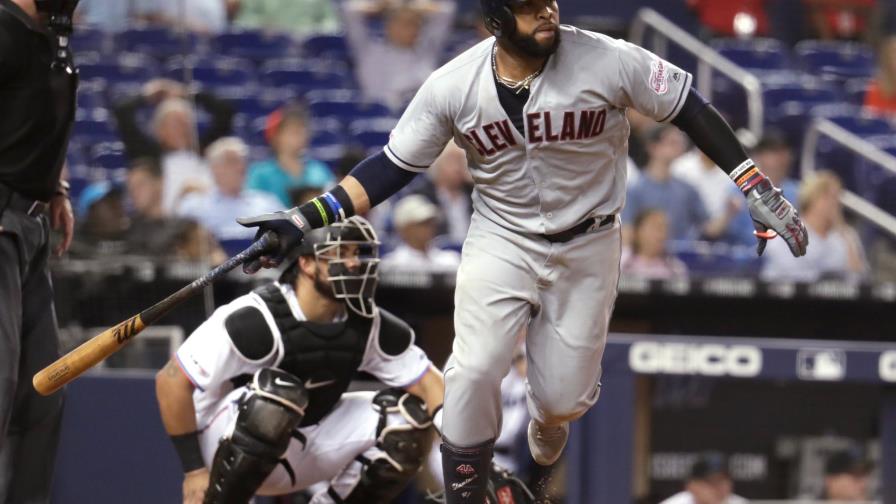 Marlins vencen a Indios; Santana despacha cuarto cuadrangular