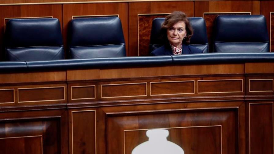La vicepresidenta de España fue hospitalizada de emergencia