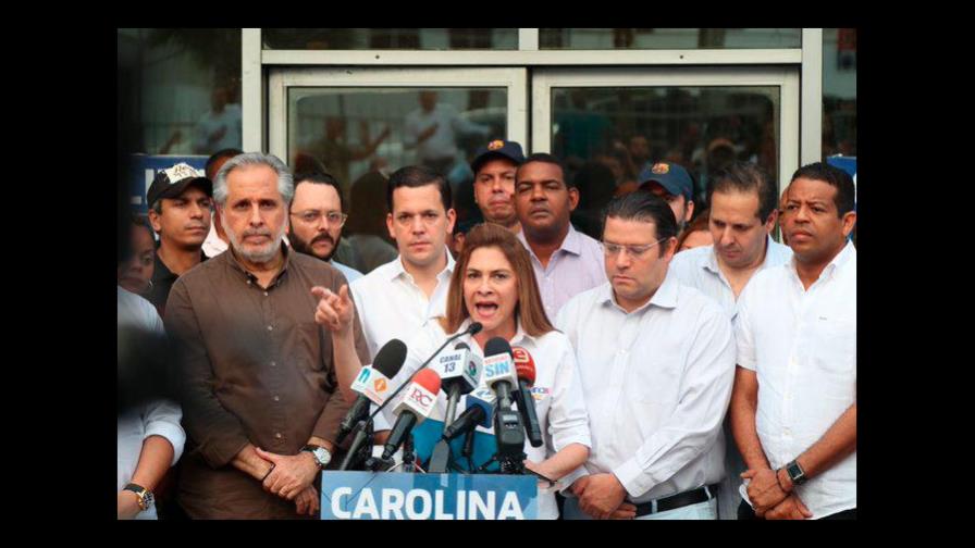 Carolina Mejía sale arriba en el primer boletín de JCE con un 56.28% Carolina Mejía sale arriba en el primer boletín de JCE con un 56.28%