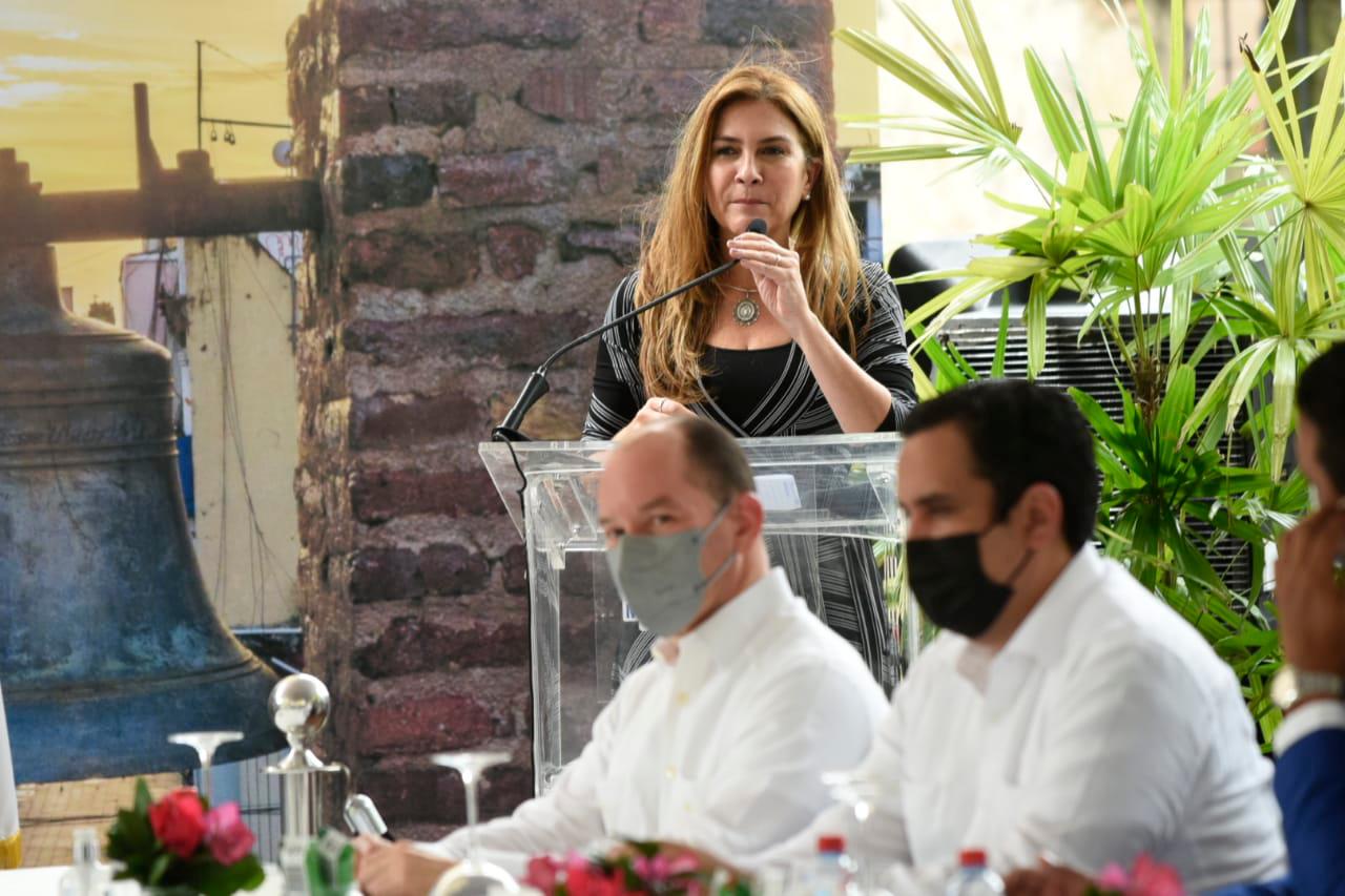 La alcaldesa del Distrito Nacional, Carolina Mejía. 