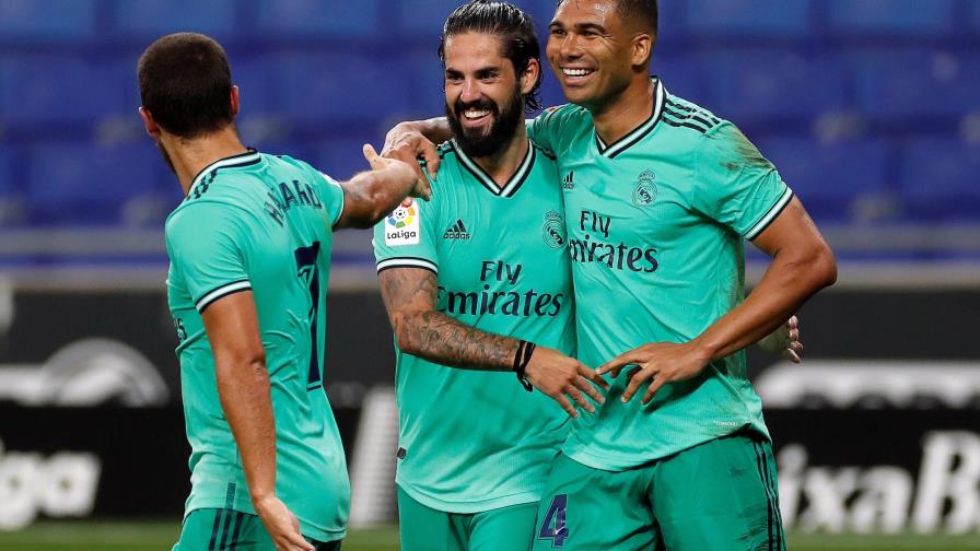 El Real Madrid se pone líder en solitario tras hundir al Espanyol