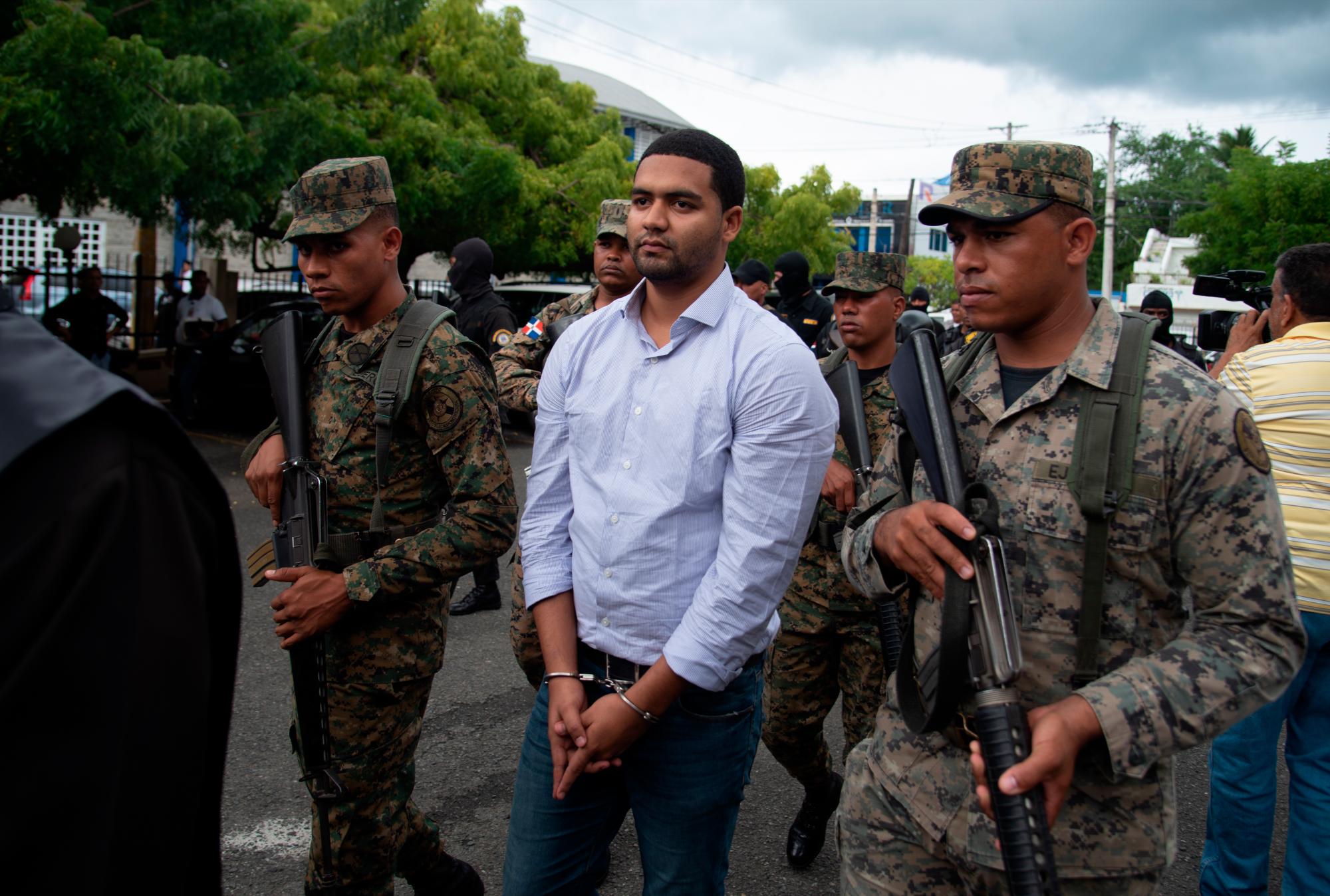 Marlon Martínez durante el recorrido para el conocimiento de pruebas.