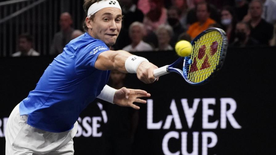 Europa toma ventaja en la Copa Laver, gracias a Ruud Europa toma ventaja en la Copa Laver, gracias a Ruud
