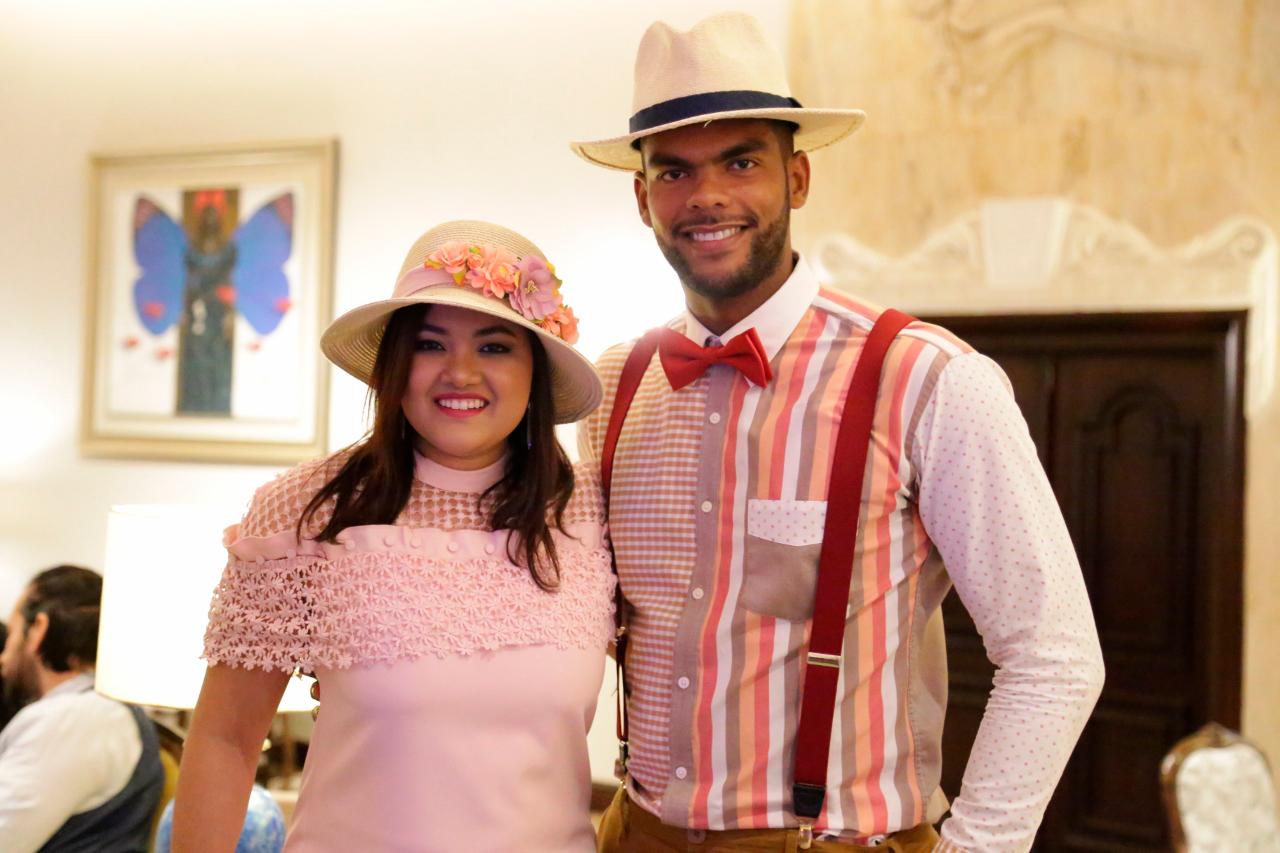 Catherine Mercado y Asael Polanco.