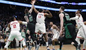 Westbrook anota 41, los Rockets ganan a los Celtics 111-110