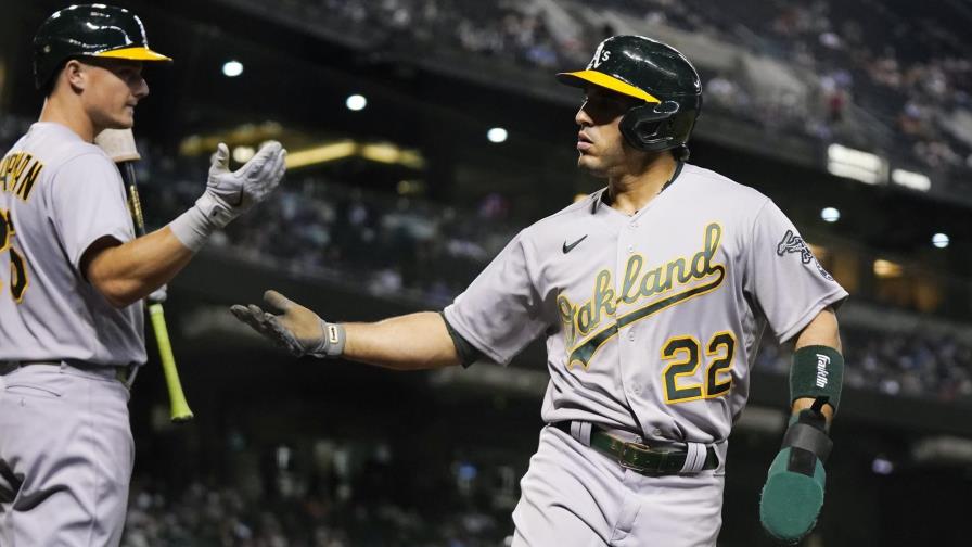 Chapman jonronea, Laureano se fue de 4-2 y se robó dos; Atléticos ganan