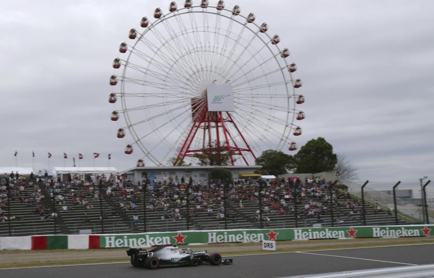 F1: Bottas lidera prácticas en Japón ante amenaza de tifón
