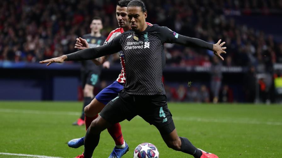 El Atlético somete a Liverpool, saca ventaja 1-0
