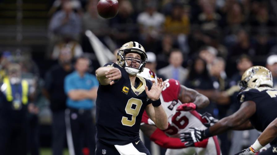 Brees regresa y Saints aplastan a Cardinals
