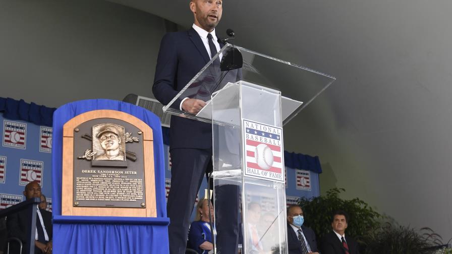 Michael Jordan asistió a la exaltación de Jeter al Salón de la Fama