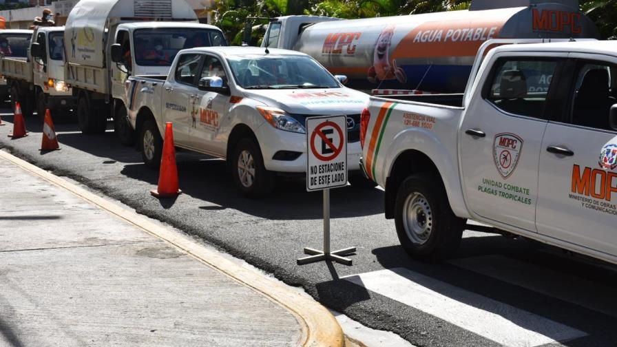 Obras Públicas desinfecta y acondiciona locales usará Gobierno para aislamiento 