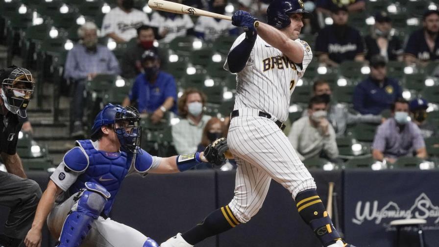 Shaw guía a los Cerveceros en triunfo 6-5 sobre los Dodgers