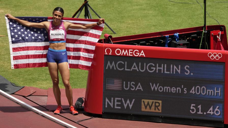 Oro y récord mundial para McLaughlin en 400 con vallas