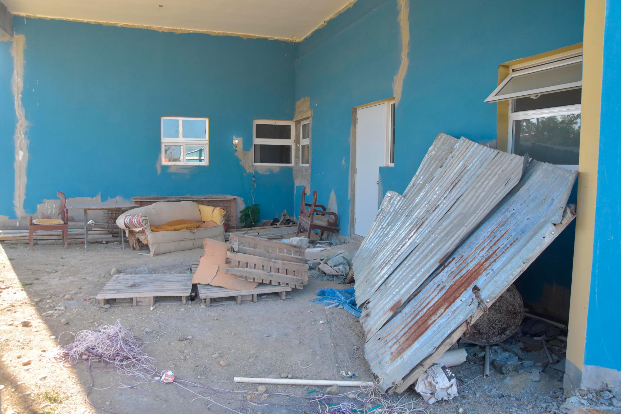 Los trabajos de construcción del centro diagnósticos llevan siete meses paralizado.s