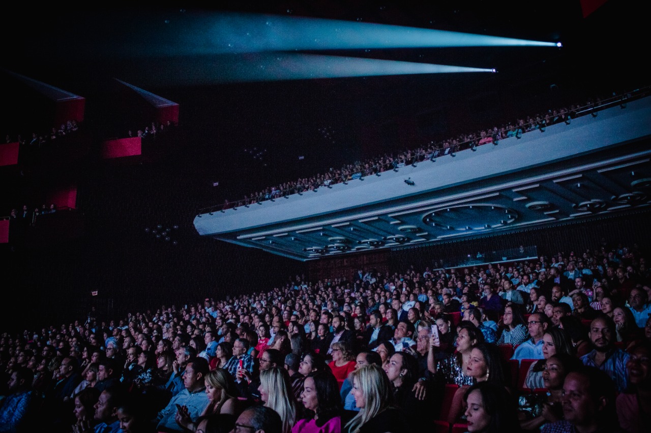 El público que asistió a la función del cantautor