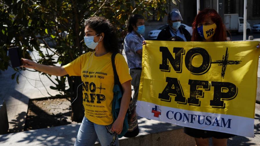 Diputados chilenos aprueban retiro de pensiones