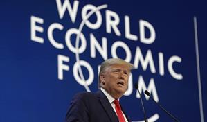 Trump presume de la "espectacular" economía de Estados Unidos en Davos
