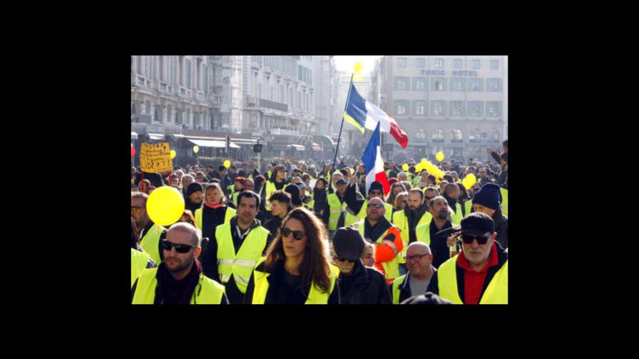 Desplegarán 60.000 agentes para manifestación de chalecos amarillos