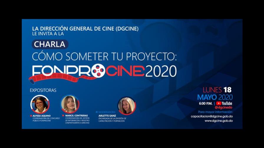 DGCINE auspicia charla Cómo someter tu proyecto a Fonprocine  2020