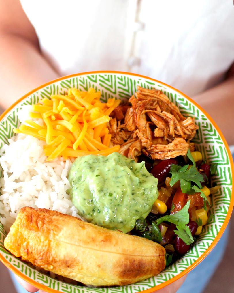 Chicken Burrito Bowl.