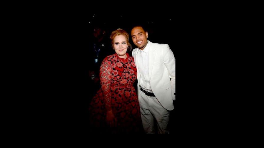 Chris Brown visita a Adele y se desatan rumores de romance