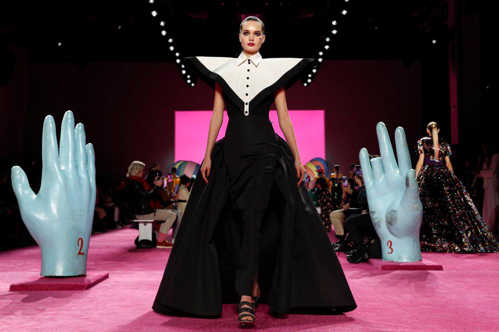 La colección Christian Siriano es presentada durante la Semana de la Moda, jueves 6 de febrero de 2020, en Nueva York.