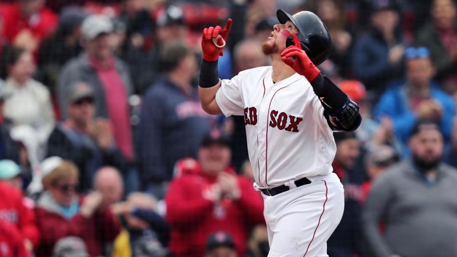 Con jonrones de Vázquez y Moreland Medias Rojas barren serie Con jonrones de Vázquez y Moreland Medias Rojas barren serie