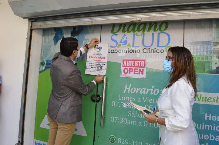Salud Pública cierra laboratorio clínico en Boca Chica 