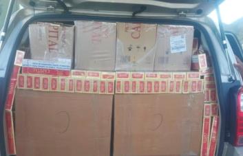 La Armada Dominicana intercepta embarcación con contrabando de 294,200 cigarrillos en Montecristi