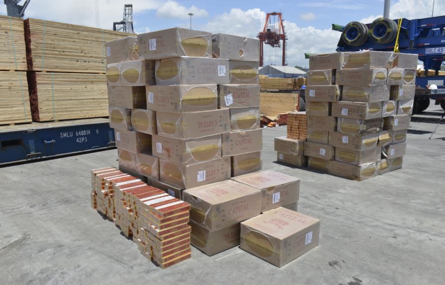 Decomisan contrabando de millones de cigarrillos llegados desde Panamá