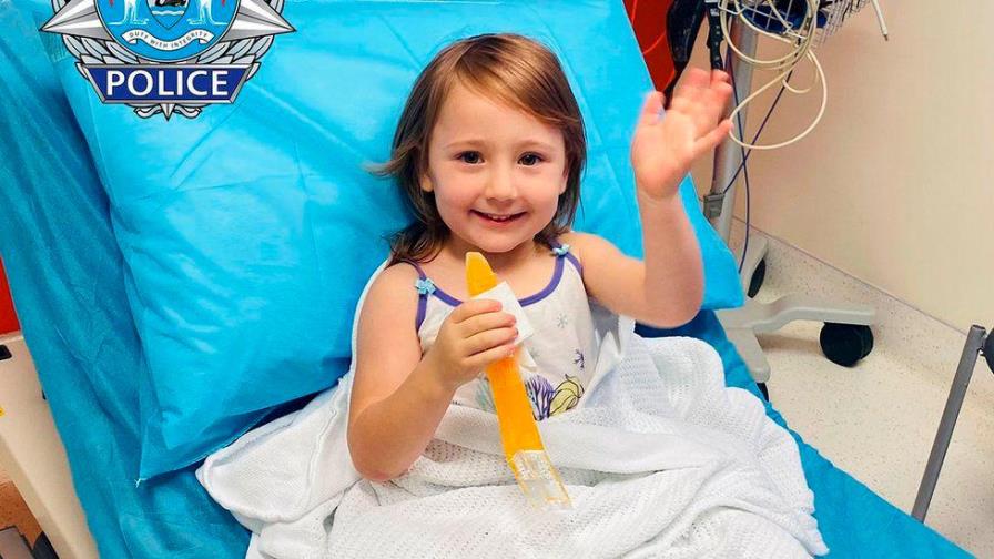La Policía rescata a una niña de 4 años tras 18 días desaparecida en Australia