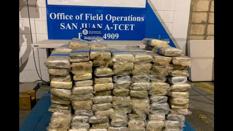 Confiscan 223 kilos de cocaína en el ferry de Santo Domingo a San Juan