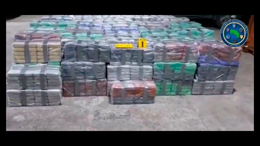 Decomisan más de cuatro toneladas de cocaína en Costa Rica