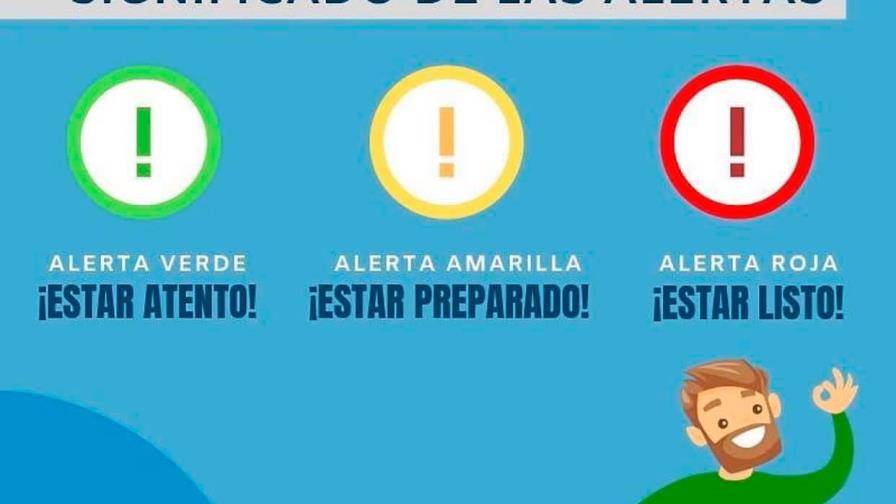 Qué significa cada nivel de alerta que emite el COE