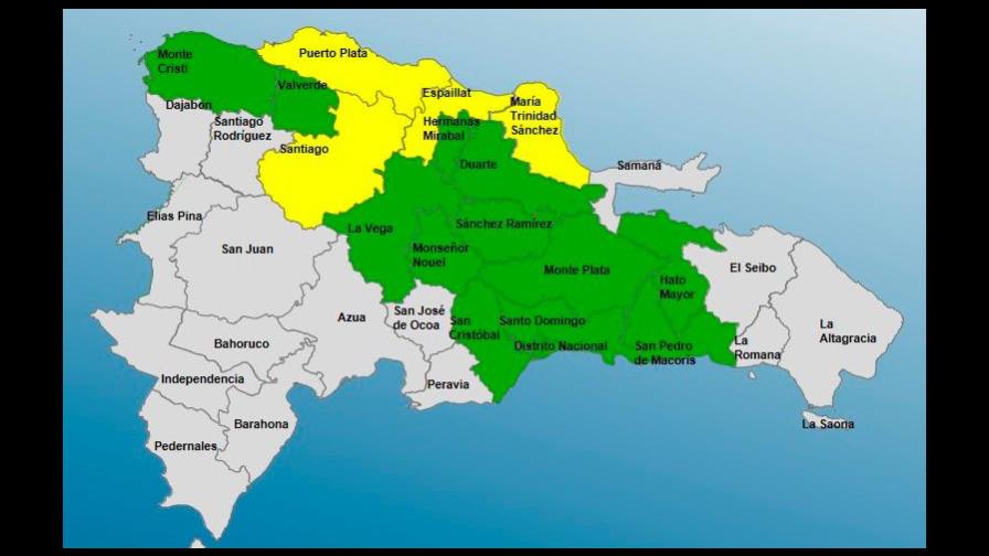 16 provincias en alerta por sistema frontal ante continuación de las lluvias