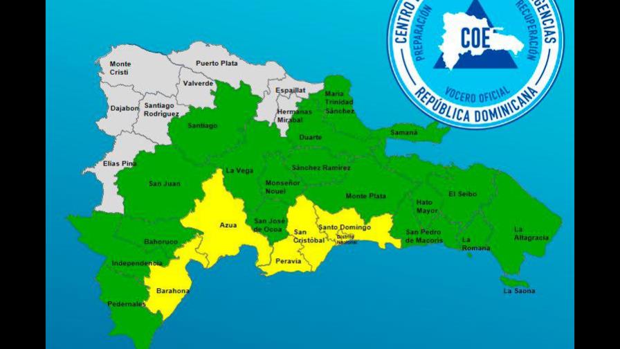 El COE mantiene 23 provincias en alerta por lluvias