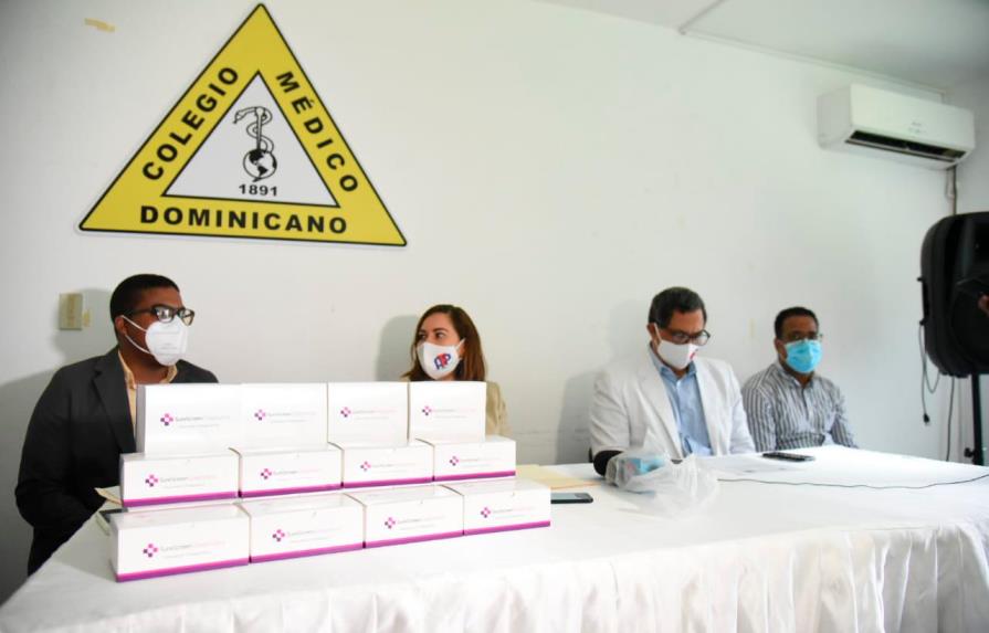 Colegio Médico recibe en Santiago 500 pruebas para detector el COVID-19 
